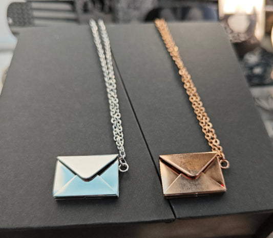 Envelope Necklace Brick Necklace