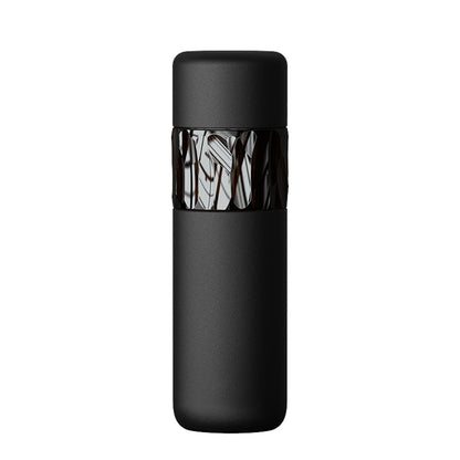 Personalized 316 Stainless Steel Insulated Mug Tea&Water Separation Temperature Display Tea Brewing Flask 400ML