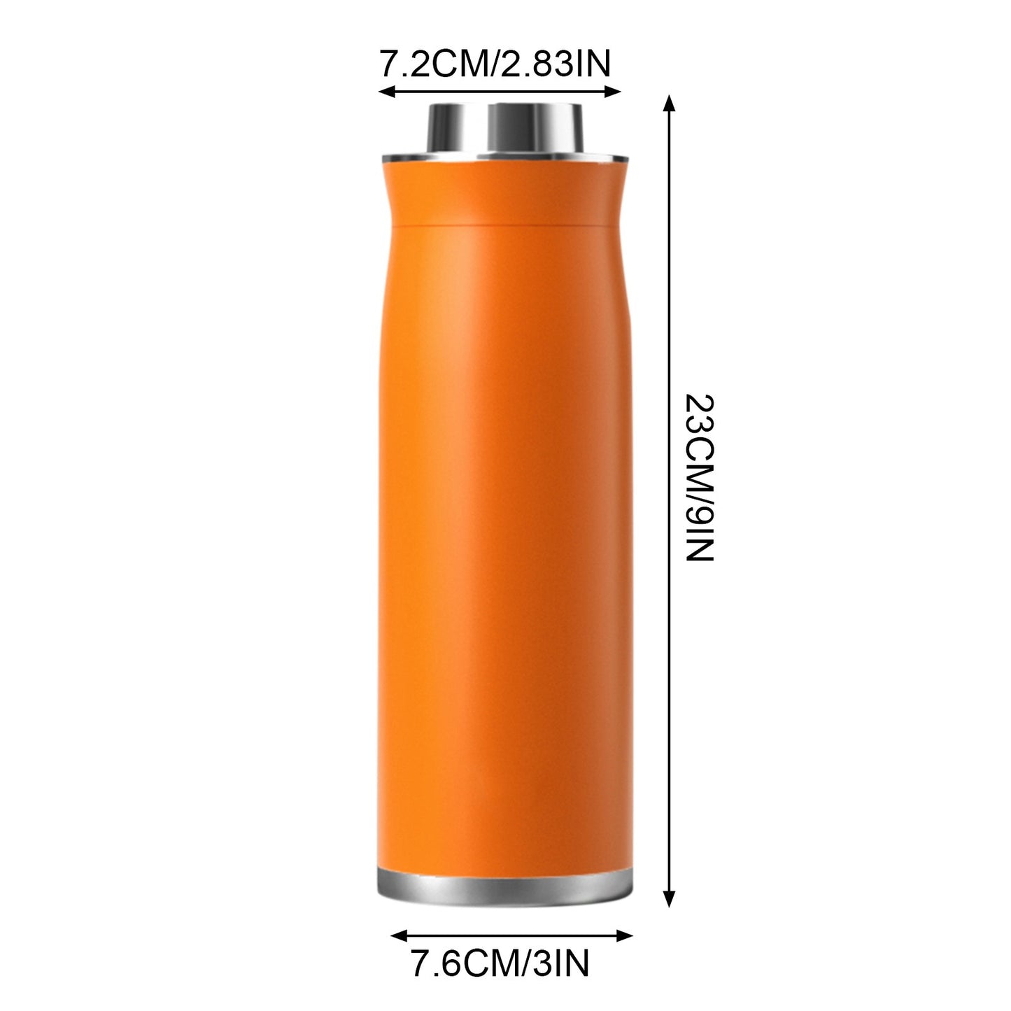 Personalized 316 Stainless Steel Insulated Flask with Steeping Feature Large Capacity Portable Outdoor Water Bottle 600ml